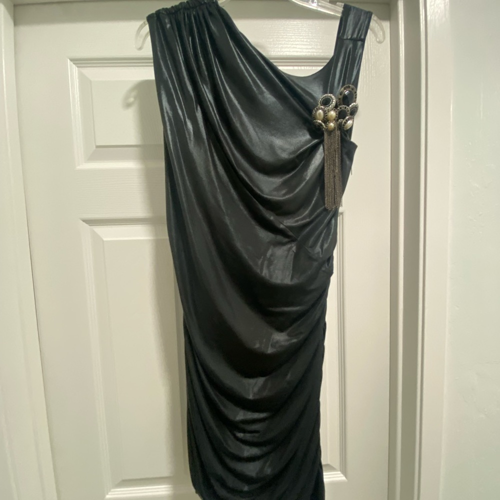 Gunmetal gray dress